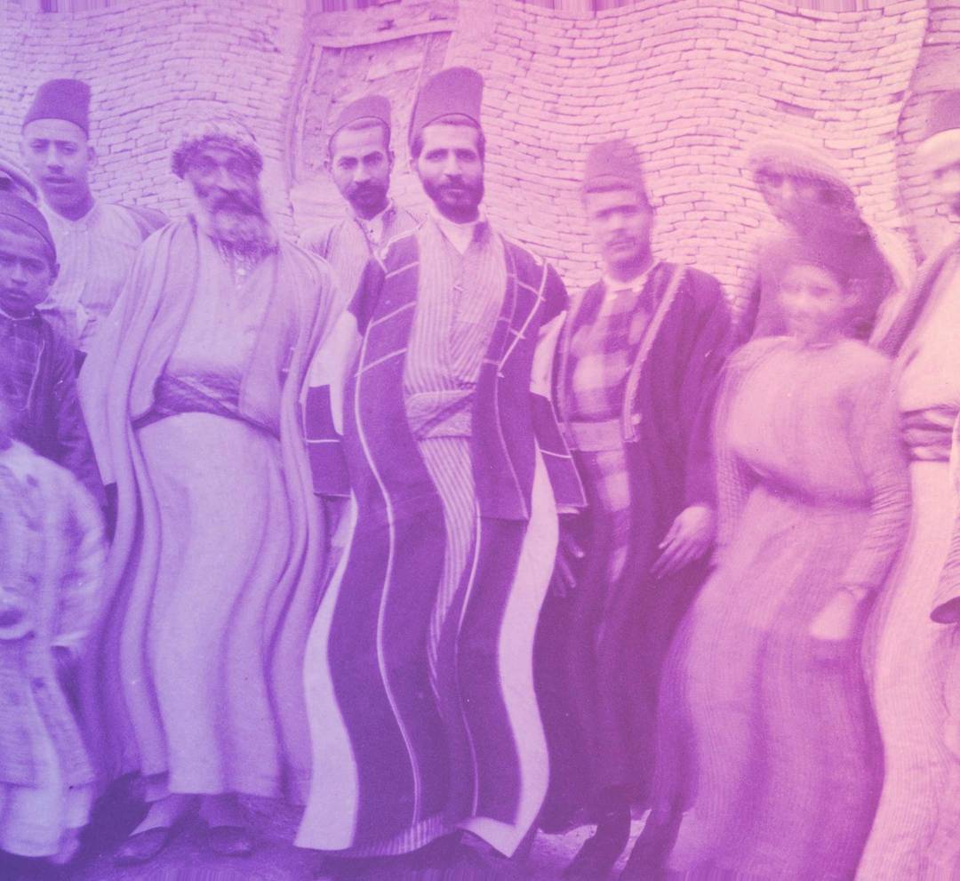 Christian and Jewish merchants at Basra, Iraq, 1891