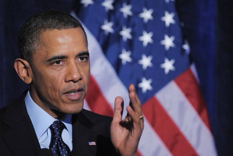 President Barack Obama speaking on March 13, 2013. (MANDEL NGAN/AFP/Getty Images)