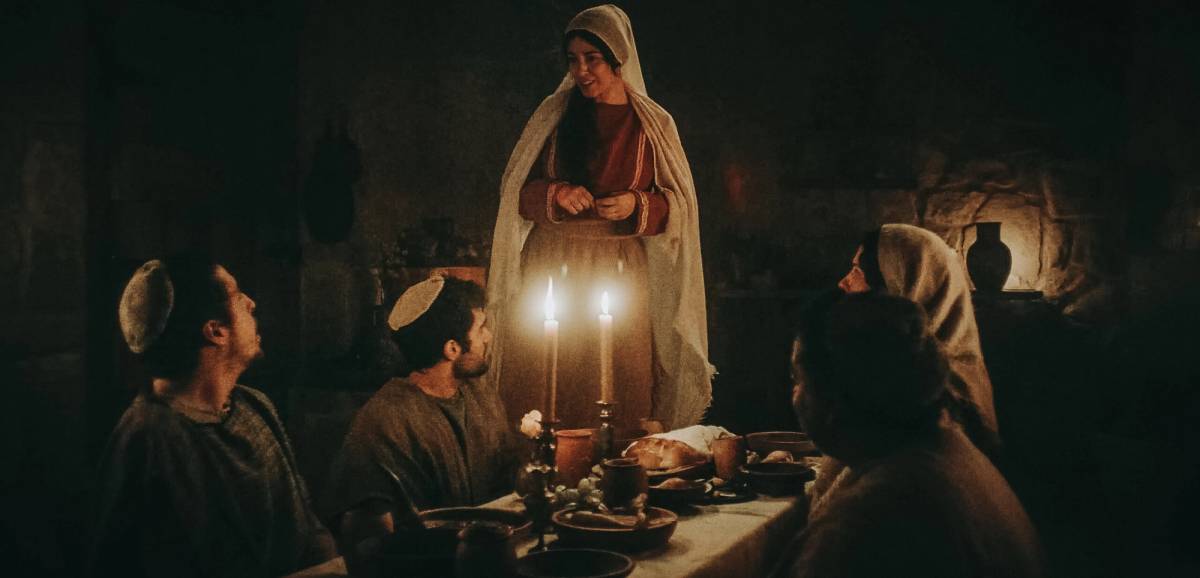 A Shabbat scene in 'The Chosen'