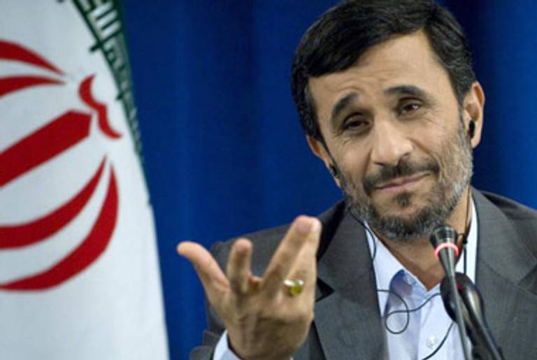 Ahmadinejad in New York for the U.N. General Assembly last month.(Don Emmert/AFP/Getty Images)
