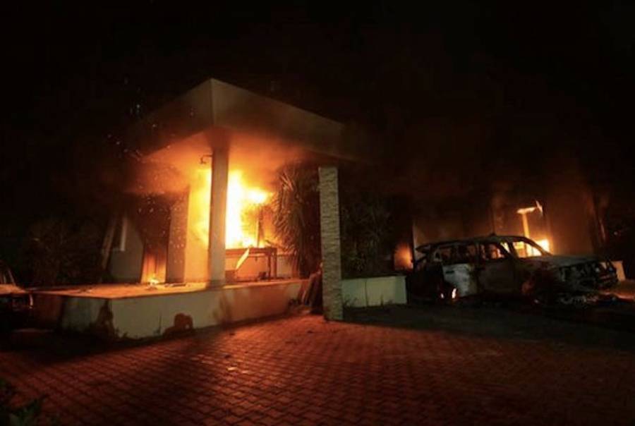 The U.S. Consulate in Benghazi Following An Attack on Tuesday Night(Reuters)