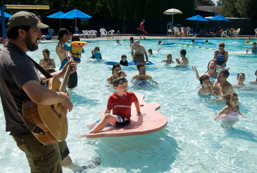 Shabbat in the Pool in Portland, Ore., July 30, 2011.(Cheyenne Montgomery)
