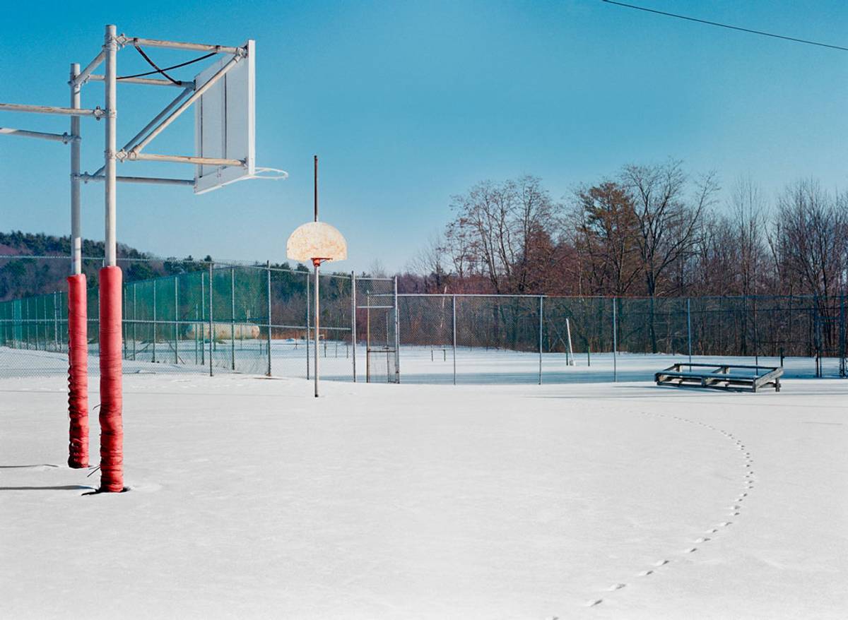 Basketball Courts, Kutsher’s Country Club, Monticello, NY. (Image: Marisa Scheinfeld)