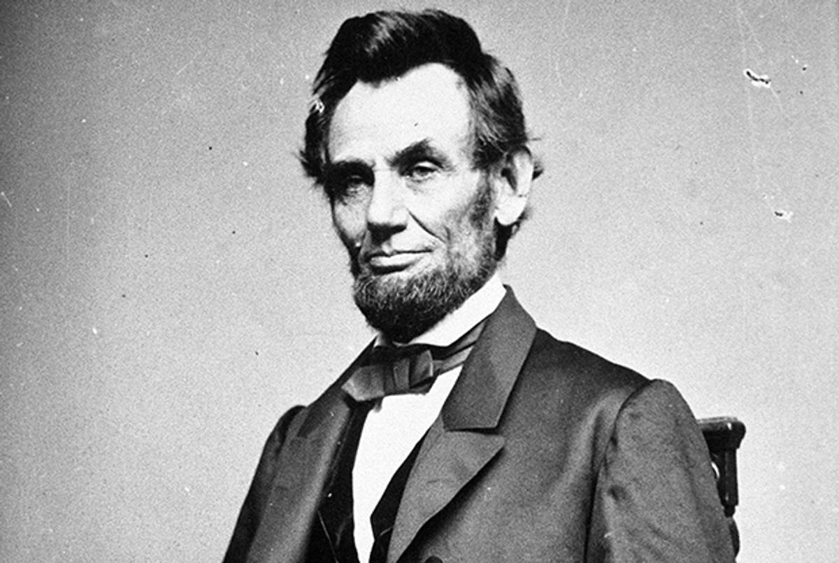 Portrait of Abraham Lincoln. ( Hulton/Archive/Getty Images)