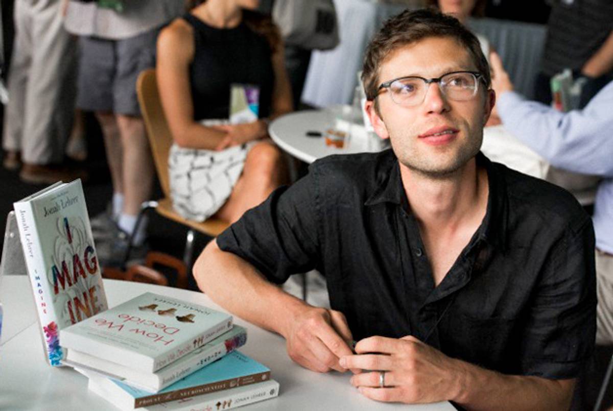 Jonah Lehrer at the Aspen Ideas Festival on July 1, 2012.(Lynn Goldsmith/Corbis)
