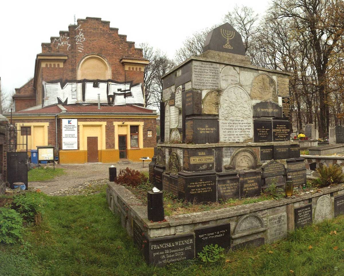 The New Jewish Cemetery, Cracow.