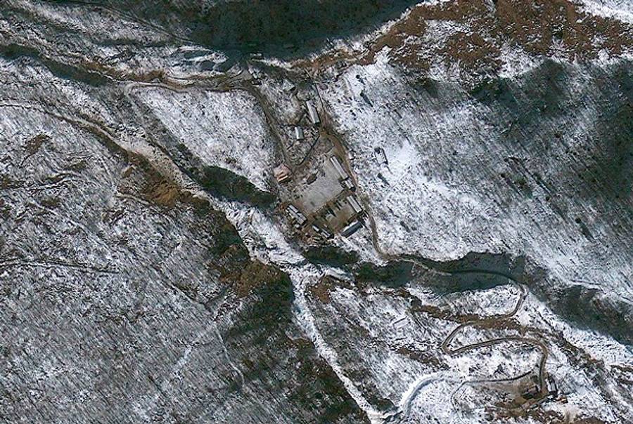 Site of Last Week's North Korean Nuclear Test(Google Earth)