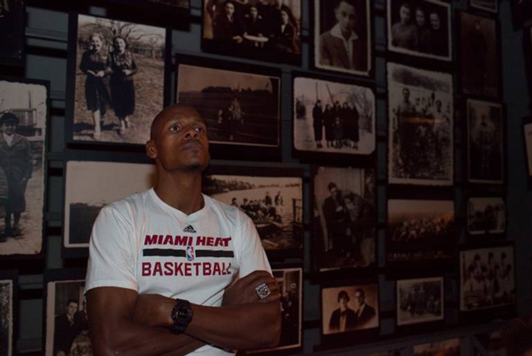 Ray Allen at the United States Holocaust Memorial Museum(Courtesy U.S. Holocaust Memorial Museum)