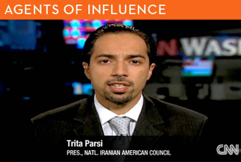 Trita Parsi appears on CNN on December 28, 2009.(CNN.com)