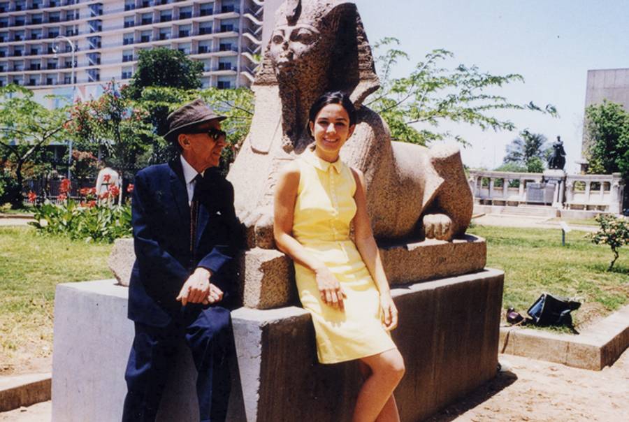 Ignace Tiegerman and Nanice Wassef in Cairo, 1966.(Bruce Hungerford, Courtesy of the author)