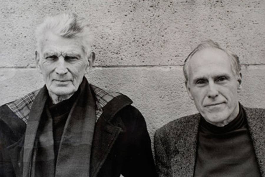 Rosset (R) with Samuel Beckett.(Bob Adelman/NYT)