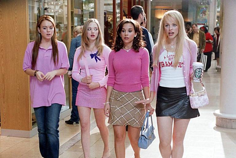 Mean Girls' Gretchen Wieners, third from left. (Paramount Pictures)