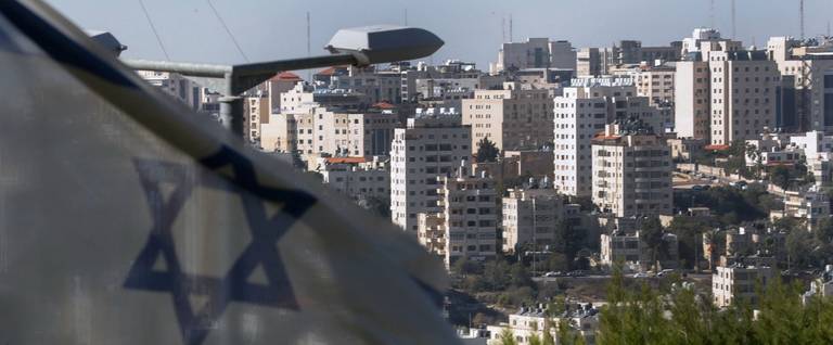 A picture taken on November 19, 2019 from the Israeli settlement of Psagot shows a partial view of the Palestinian West Bank city of Ramallah.