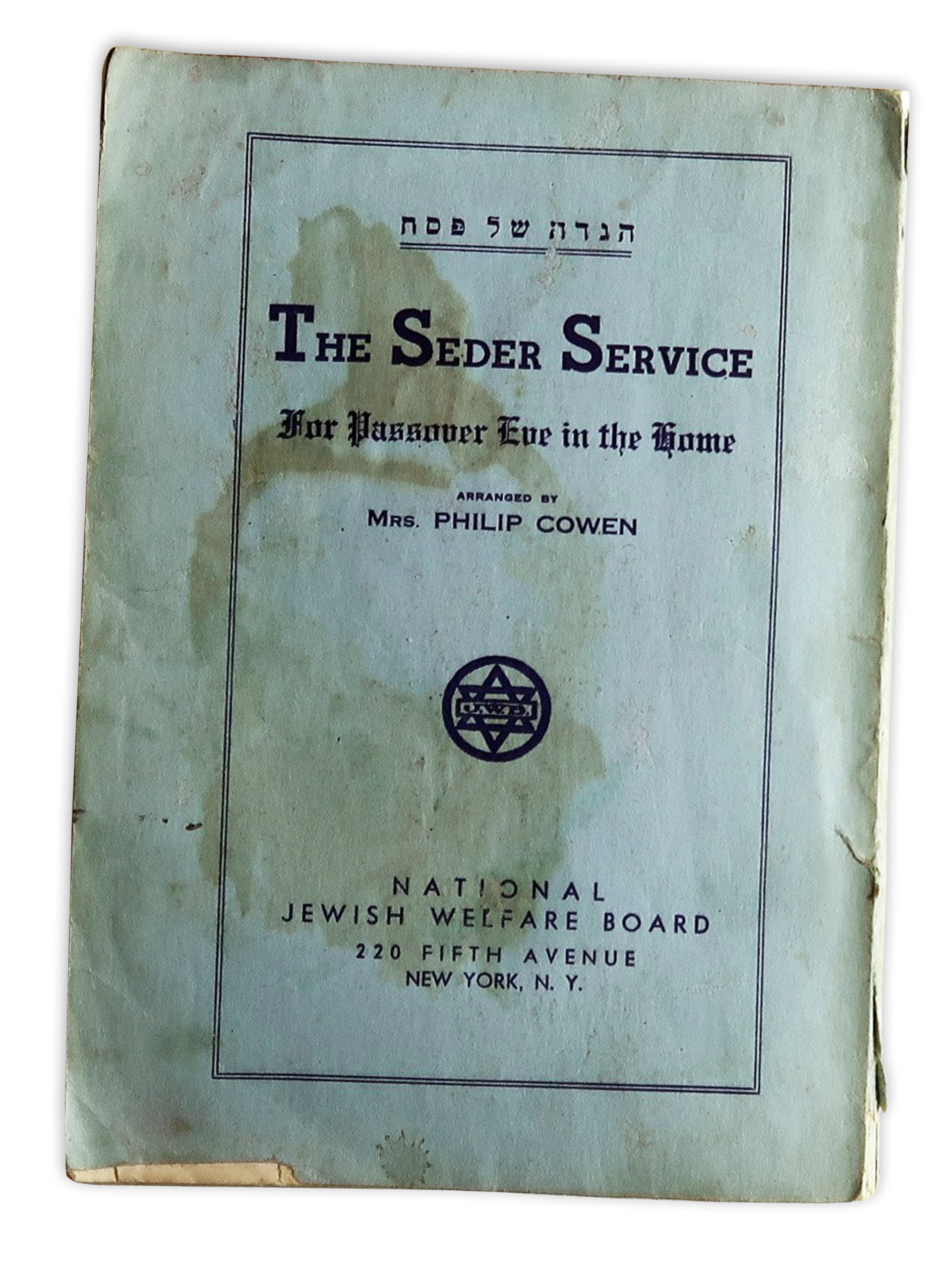 A 1935 edition of The Seder Service
