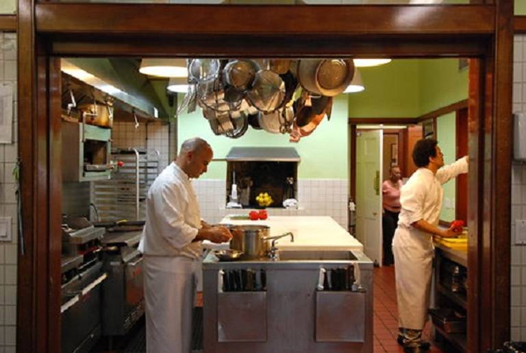 The kitchen at Gracie Mansion. (NYT)
