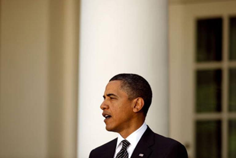 Obama yesterday.(Chip Somodevilla/Getty Images)