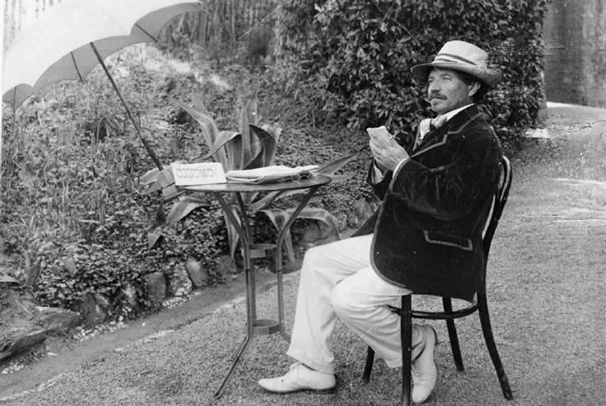 Sholem Aleichem convalescing in Nervi, on the Italian Riviera, in 1911.(YIVO Institute for Jewish Research, New York)