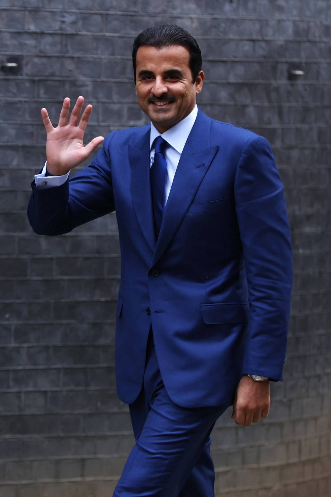 Qatar's Emir Sheikh Tamim bin Hamad al-Thani in London, 2023