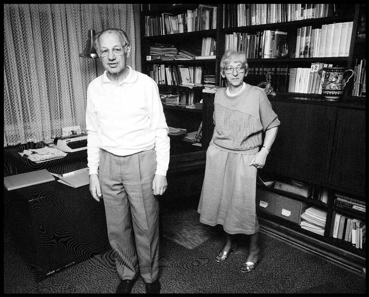 Rudolf and Sofie Lappe in Dresden, March 1989