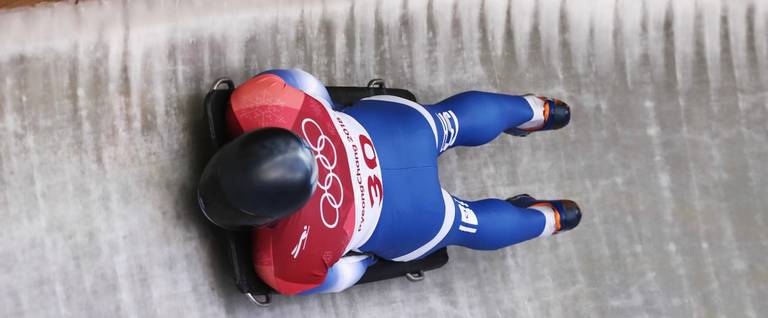 David Greaves, the president of Israel's Olympic bobsled-skeleton federation, worked 10 years to get skeleton riders like A.J. Edelman (pictured) into the Games.