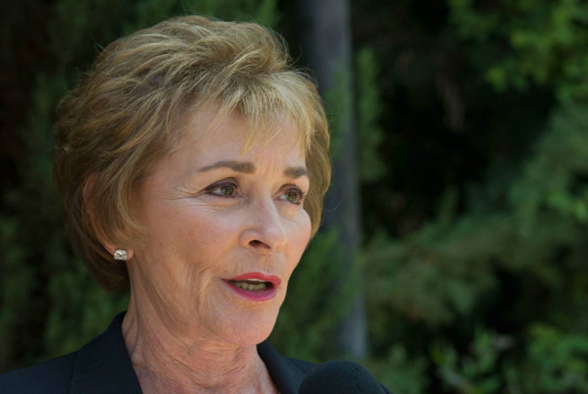 Judge Judy Sheindlin in Hollywood, California, June 5, 2014. (Valerie Macon/Getty Images)
