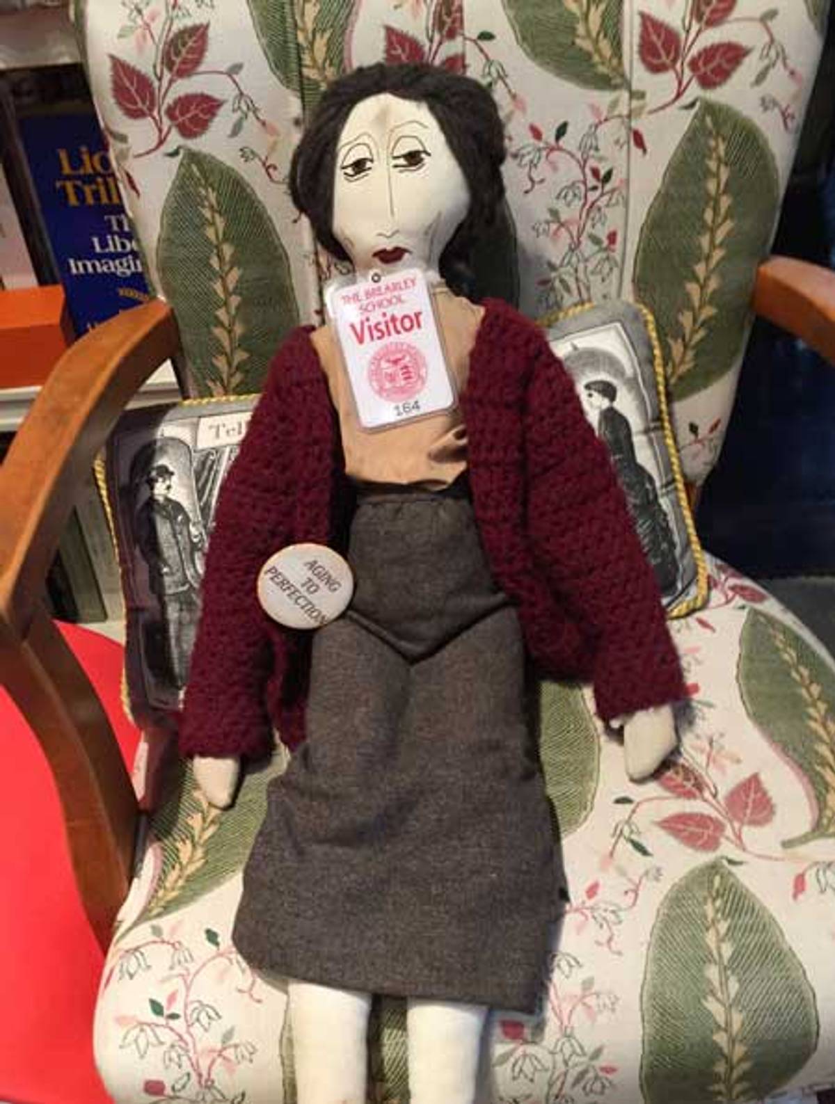 The Virginia Woolf doll. (Photo courtesy the author)