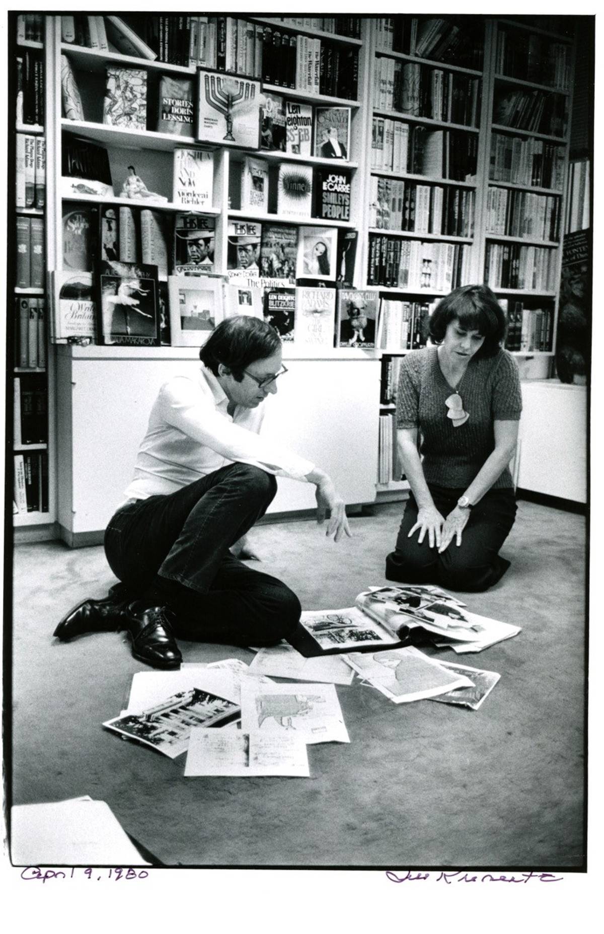 Bob Gottlieb and Barbara Goldsmith, 1980