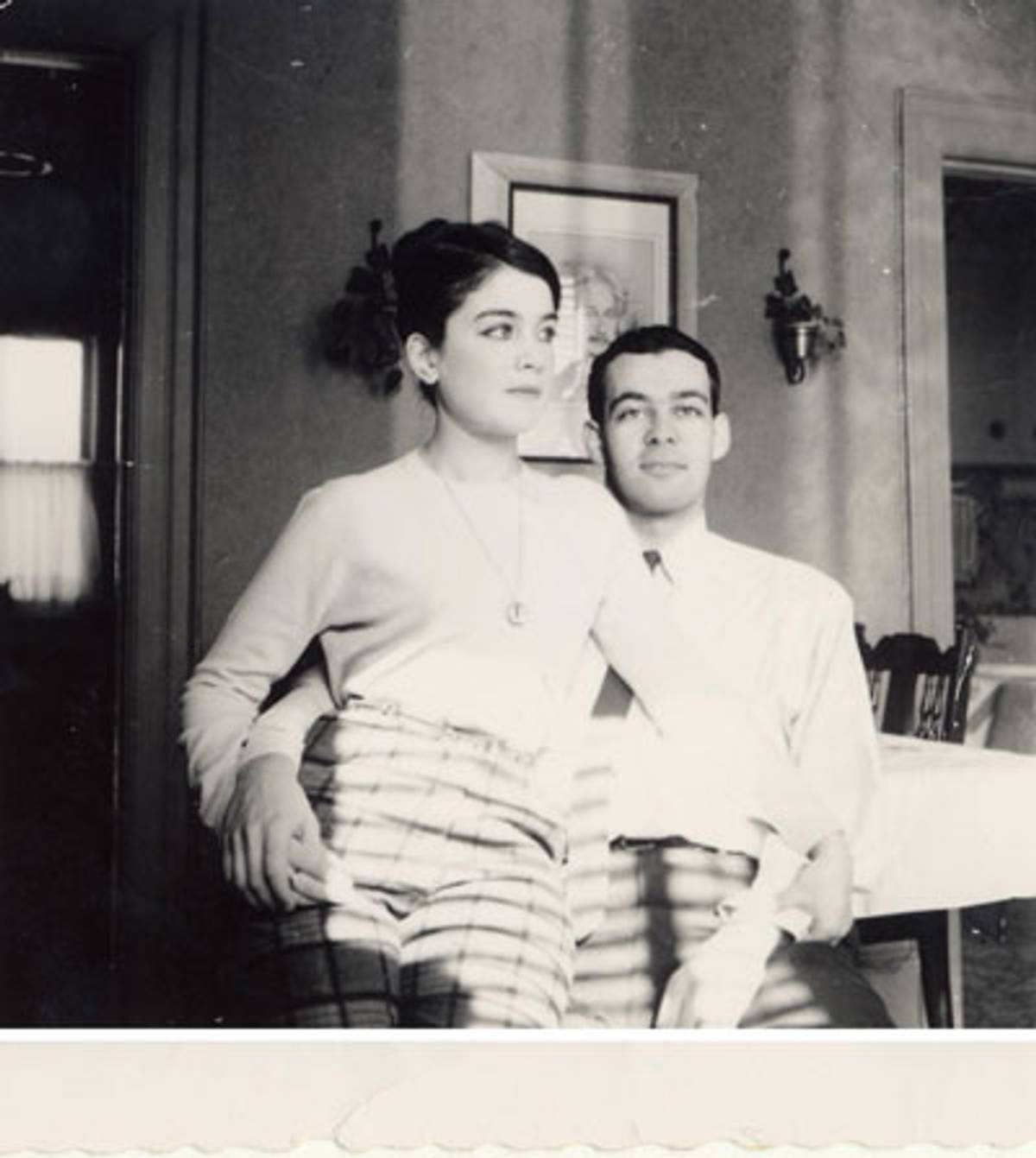 Janet and Gideon in Brooklyn, 1961.