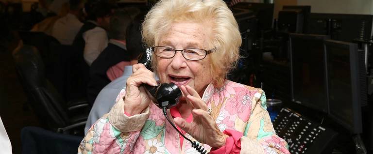 Dr. Ruth Westheimer participates in the annual Charity Day hosted by Cantor Fitzgerald and BGC at Cantor Fitzgerald in New York City, September 11, 2015.