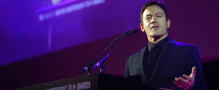 Jason Isaacs presents the award for Best British Independent Film at The Moet British Independent Film Awards 2015 on December 6, 2015 in London, United Kingdom. (Tristan Fewings/Getty Images)