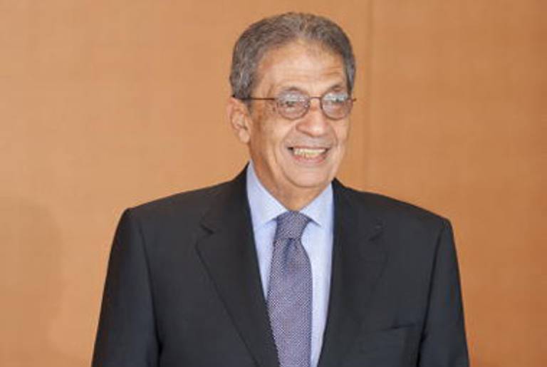 Amr Moussa last October.(Henning Schacht-Pool/Getty Images)
