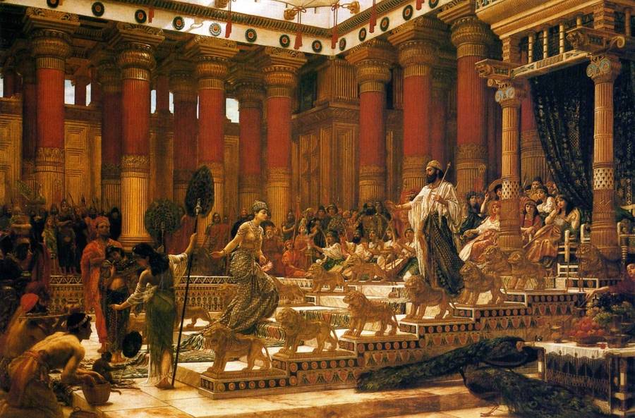 ‘The Visit of the Queen of Sheba,’ by Edward Poynter (1890)