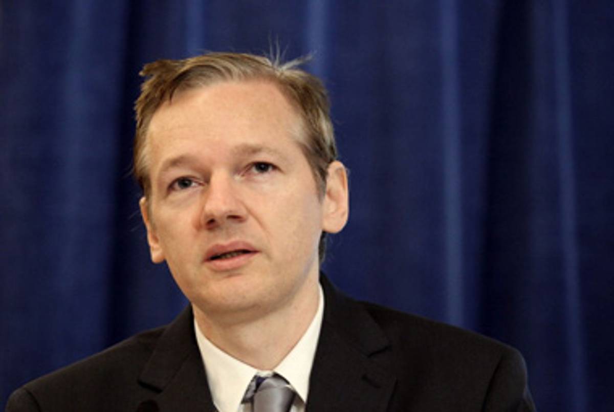Julian Assange, founder of WikiLeaks, in October.(Dan Kitwood/Getty Images)