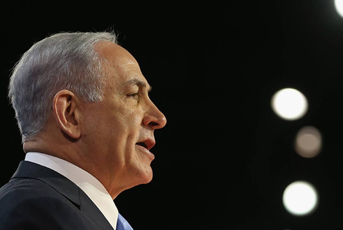 Israeli Prime Minister Benjamin Netanyahu speaks during the AIPAC 2015 Policy Conference, March 2, 2015 in Washington, D.C. (Mark Wilson/Getty Images)