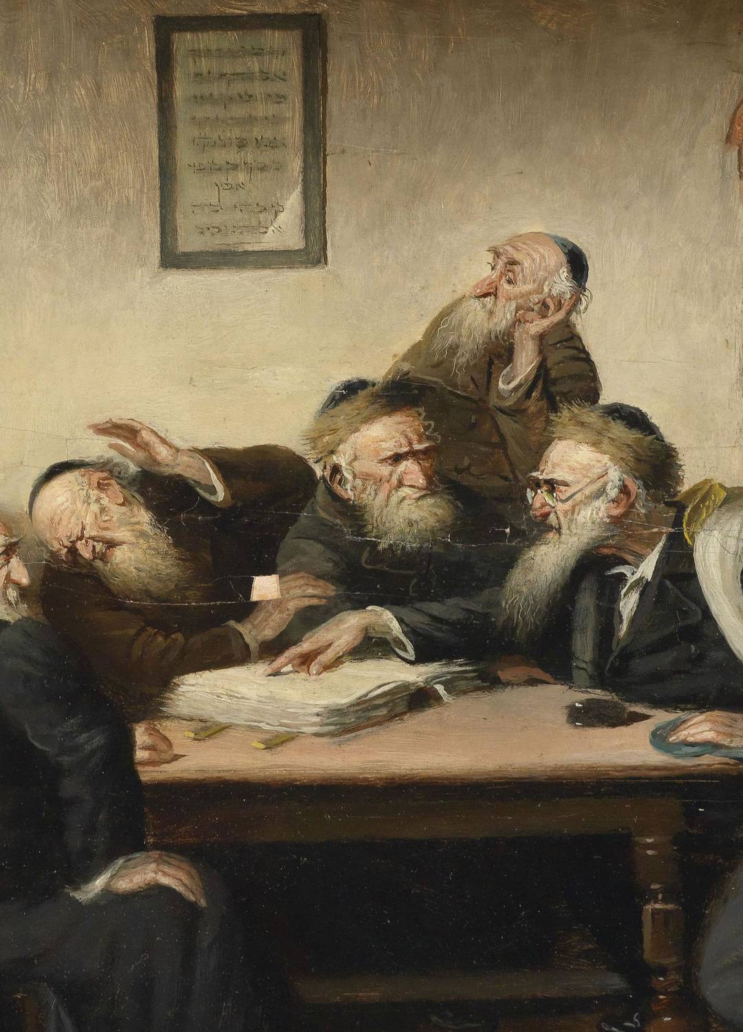 Carl Schleicher, 'Eine Streitfrage aus dem Talmud,' 19th century
