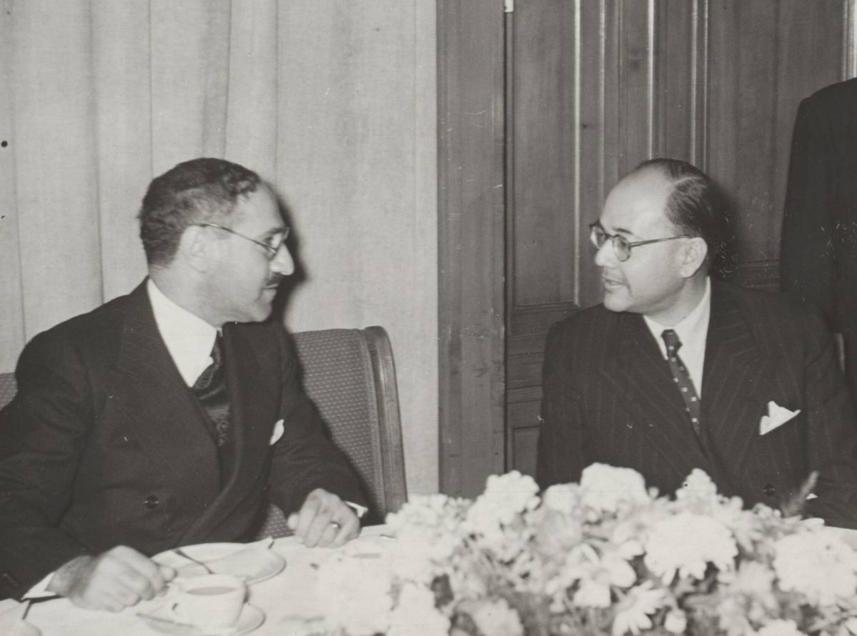 Ali al-Kailani and Subhas Chandra Bose , 1942