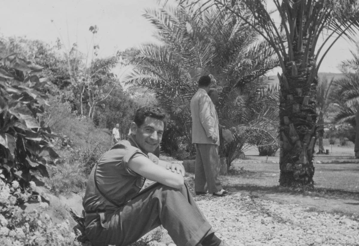 Leonard Bernstein at Ein Gev, 1947