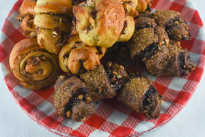 Double Chocolate Peanut and Jelly Rugelach