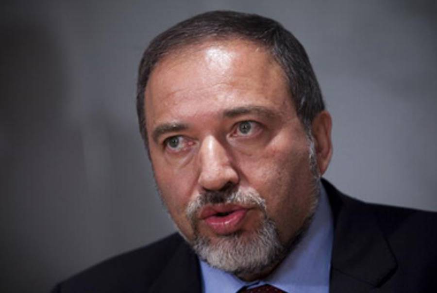 Foreign Minister Lieberman last month.(Maya Hitij - Pool/Getty Images)