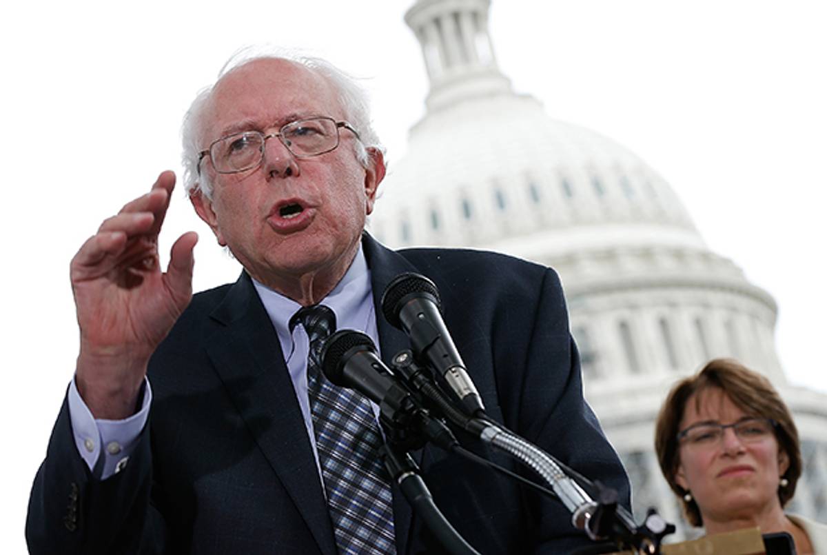 Sen. Bernie Sanders outside the U.S. Capitol September 8, 2014 in Washington, DC. (Win McNamee/Getty Images)