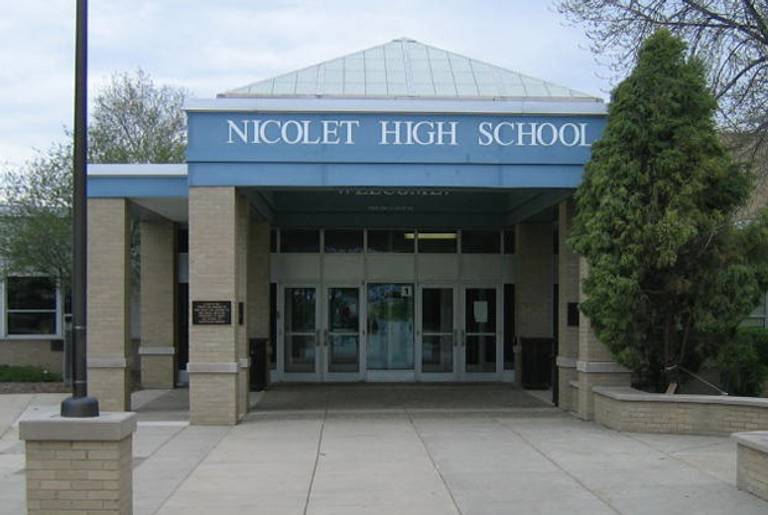 Nicolet High School in Glendale, Wisconsin. (Wikipedia)