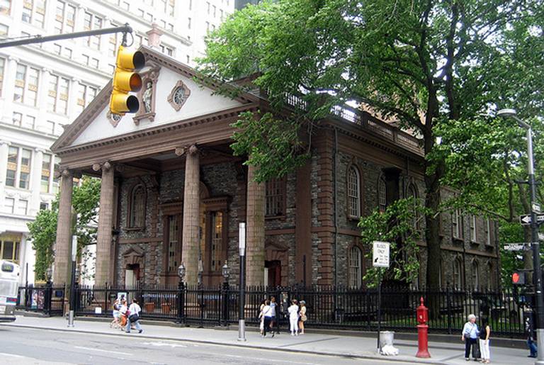 St. Paul's Chapel on Wall Street in Manhattan. (Flickr)