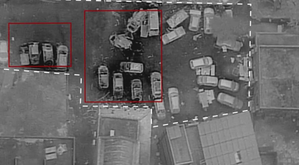 IDF drone footage released hours after the strike showing site and extent of damage