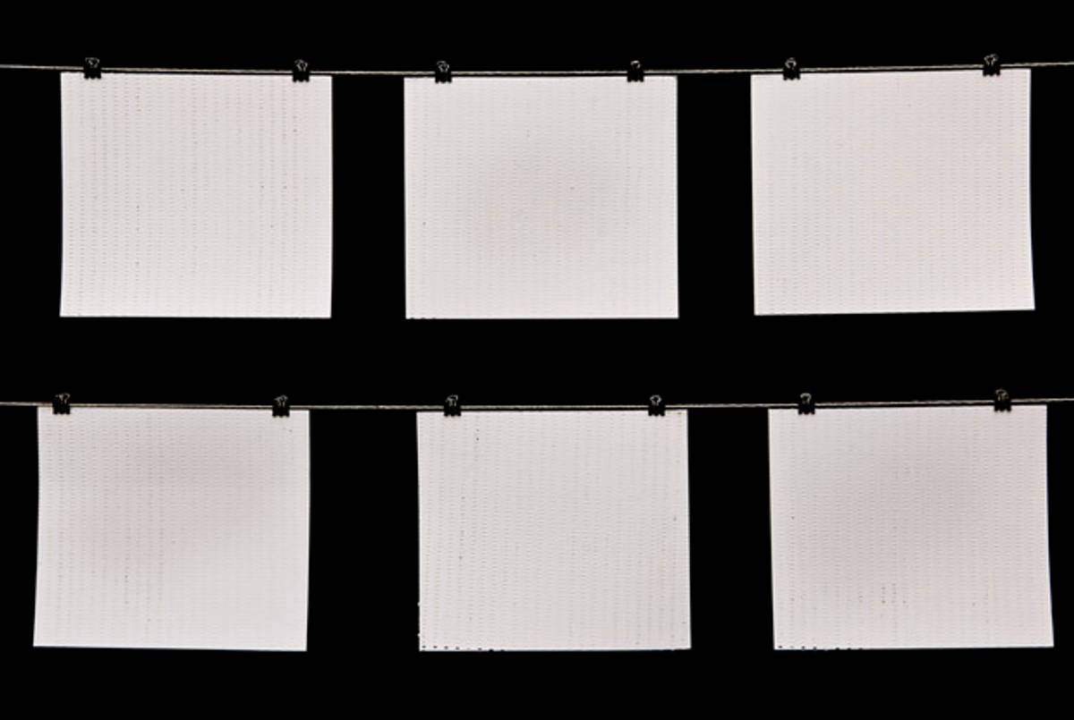 A piece from the exhibit, "An Attempt At Exhausting a Place."(An Attempt at Exhausting a Place)