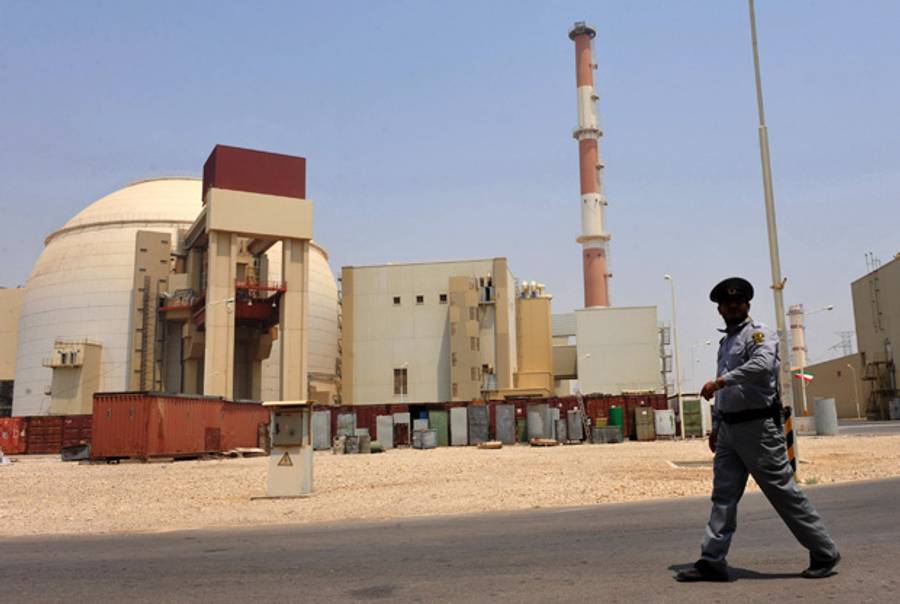 The Iranian nuclear facility at Bushehr.(IIPA via Getty Images)