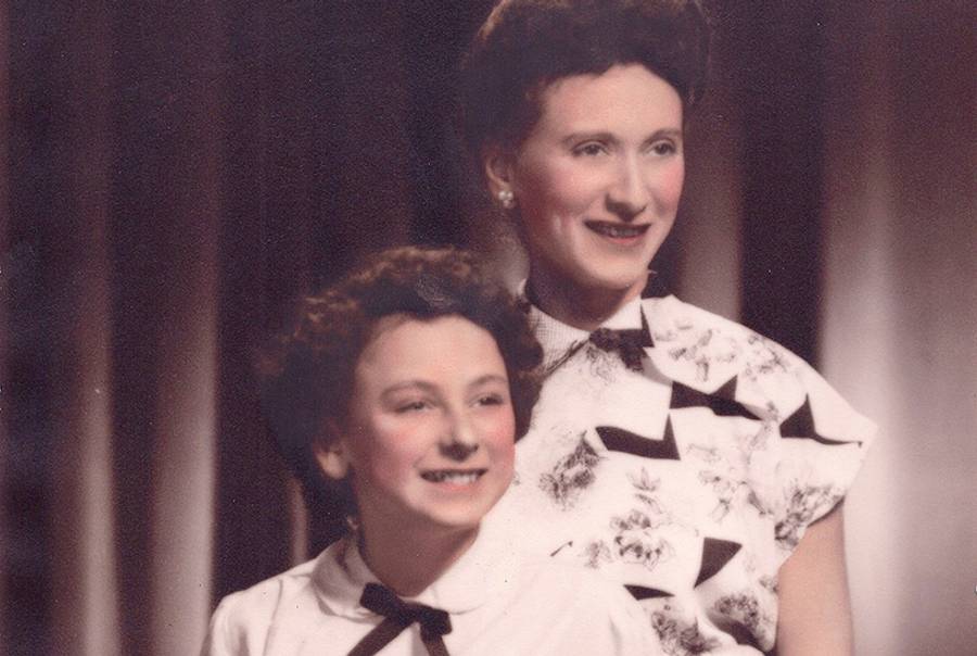 The author’s mother and grandmother, c. 1948.(Courtesy of the author)