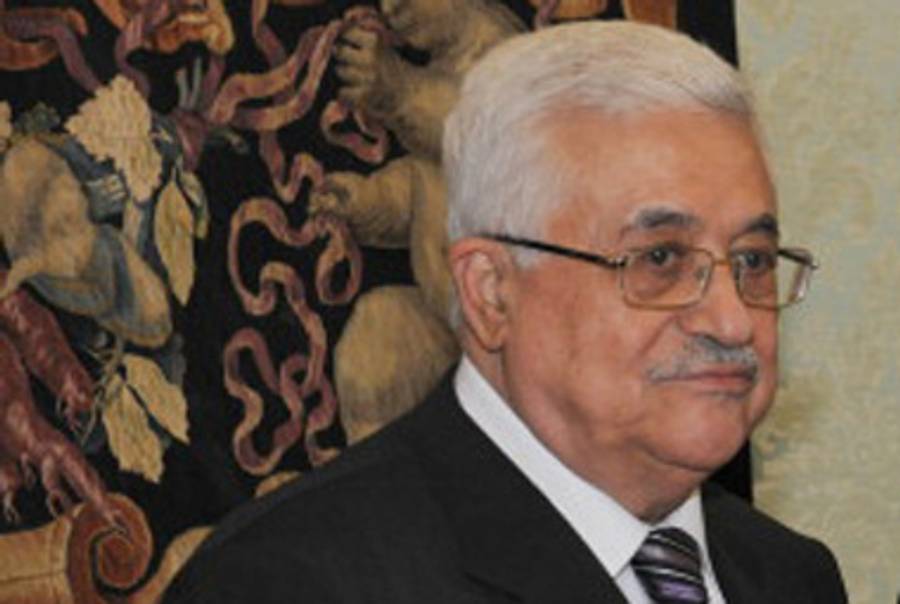 President Abbas earlier this month.(Thaer Ganaim /PPO via Getty Images)