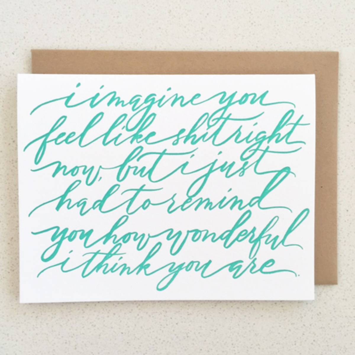 ‘You Are Wonderful’ greeting card; Jessica Zucker