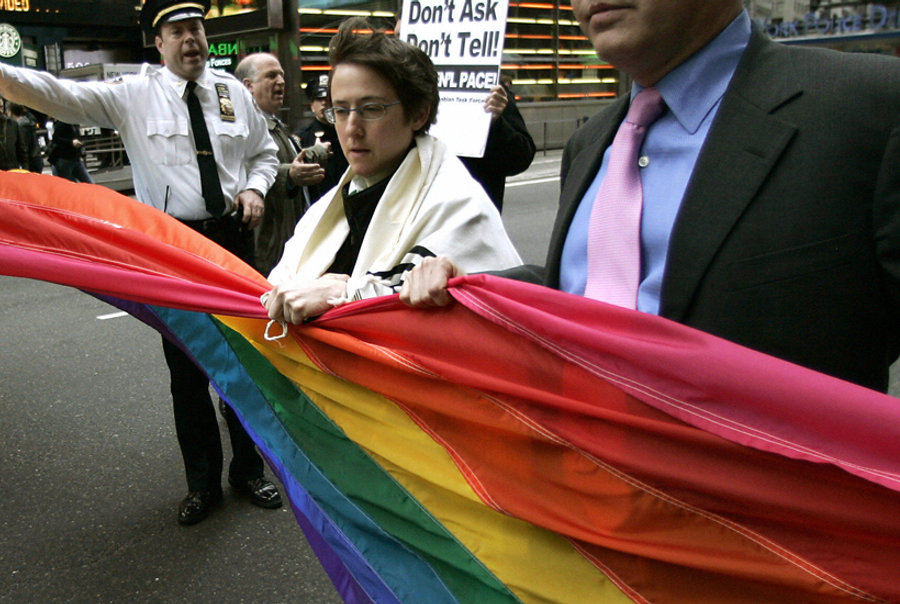 Rabbi Sharon Kleinbaum in New York, March 2007.(Timothy A. Clary/AFP/Getty Images)
