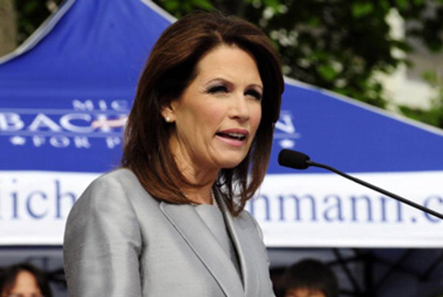 Rep. Michele Bachmann on Monday.(Steve Pope/Getty Images)